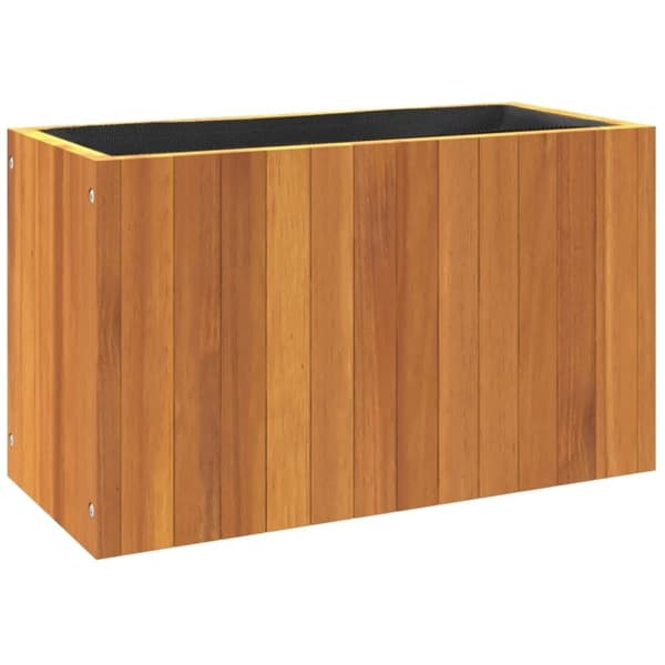 vidaXL Odlingslåda 59x27,5x35 cm massivt akaciaträ