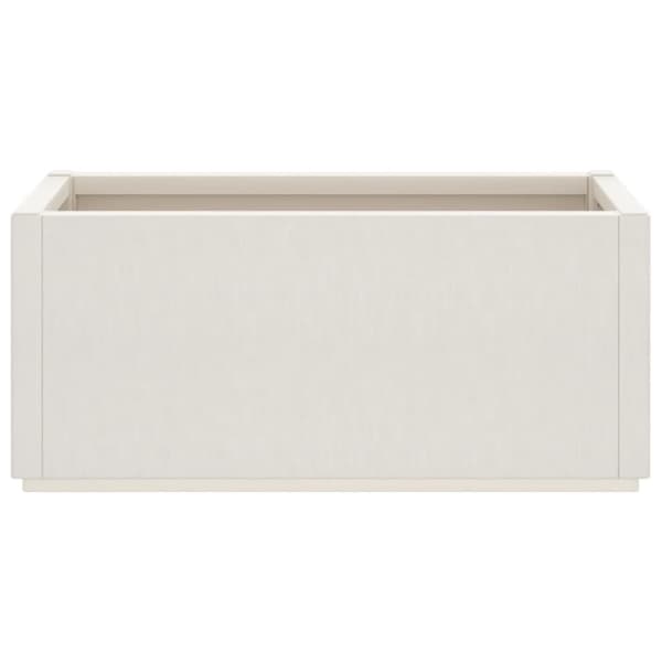 vidaXL plantekasse 80x36x35 cm PP hvid