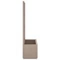 Miniatyrbillede 3 af 9: vidaXL plantekasse med espalier 80x36x140 cm PP lysebrun