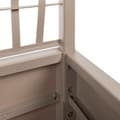 Miniatyrbillede 5 af 9: vidaXL plantekasse med espalier 80x36x140 cm PP lysebrun