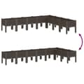 Miniatyrbillede 5 af 8: vidaXL plantekasse med ben 200x160x42 cm PP brun