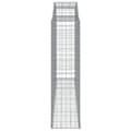 Pikkukuva 5 / 6: vidaXL Kaarevat kivikorit 17 kpl 300x50x180/200 cm galvanoitu rauta
