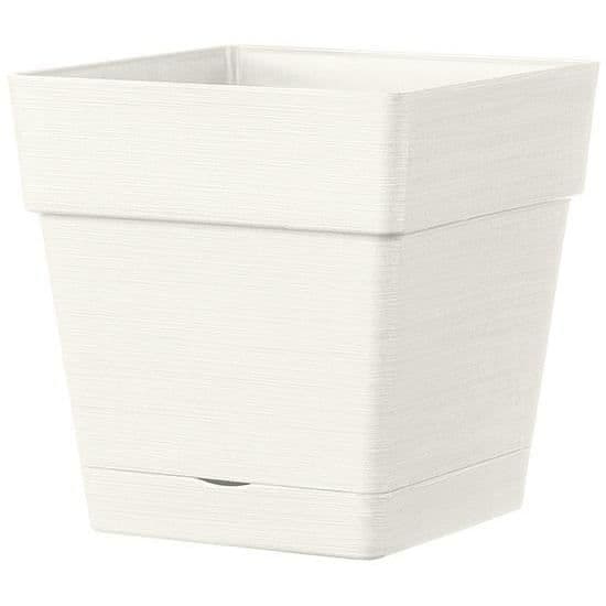 Blomkruka - DEROMA - Quadro Save R - 31L - 35cm - Vit
