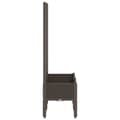 Miniatyrbillede 3 af 8: vidaXL plantekasse med espalier 80x40x142 cm PP brun