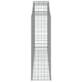 Miniatyrbillede 5 af 6: vidaXL buede gabionkurve 25 stk. 300x50x160/180 cm galvaniseret jern