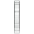 Miniatyrbillede 5 af 6: vidaXL buede gabionkurve 13 stk. 200x50x200/220 cm galvaniseret jern