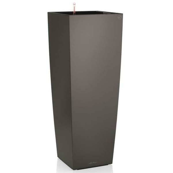 LECHUZA Jardiniere Cubico Alto 40 ALL-IN-ONE Charcoal 18233