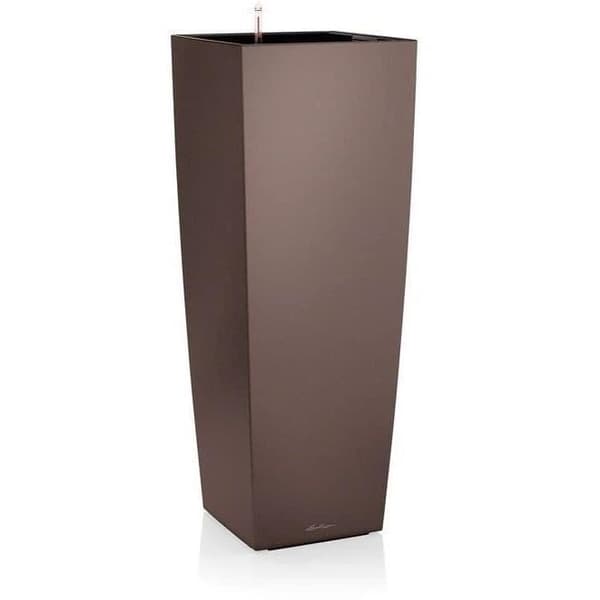 LECHUZA Jardiniere Cubico Alto 40 ALL-IN-ONE Blank vit 18230