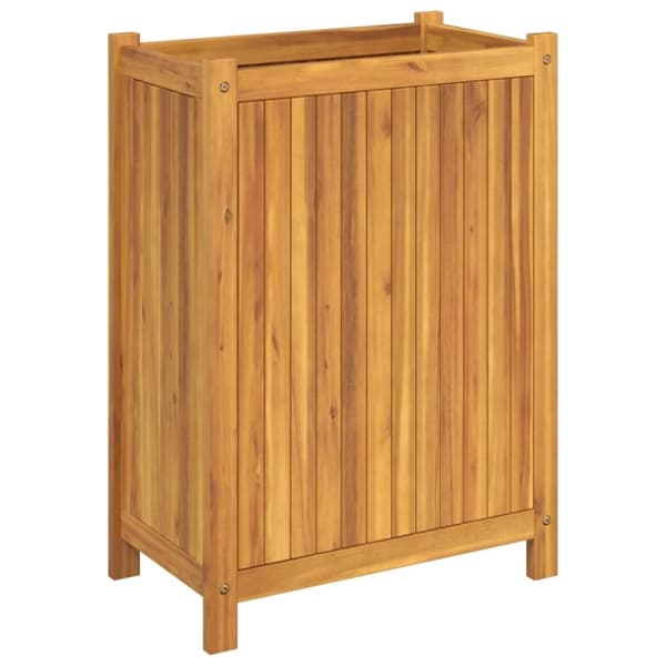 vidaXL plantekasse med for 54x31x75 cm massivt akacietræ