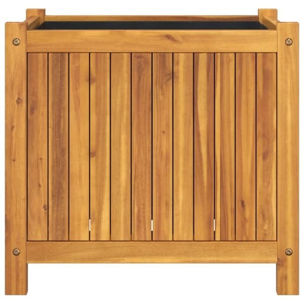 vidaXL Plantekasse med foring 54x31x50 cm helte akasie