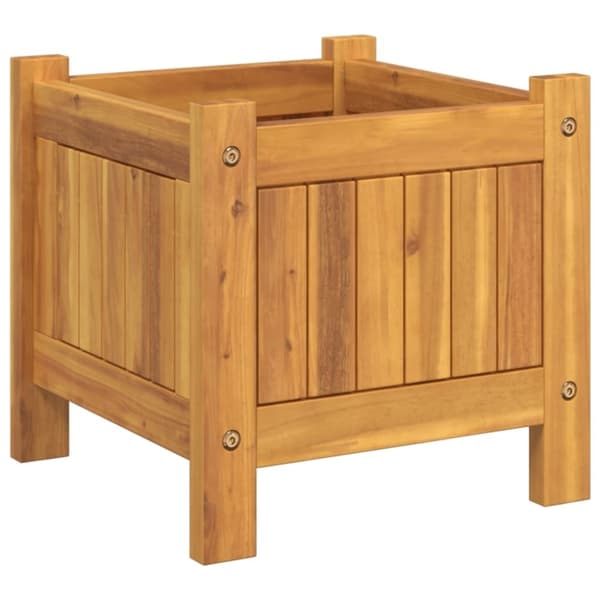 vidaXL plantekasse med for 31x31x30 cm massivt akacietræ