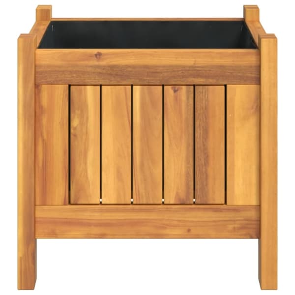 vidaXL plantekasse med for 31x31x30 cm massivt akacietræ