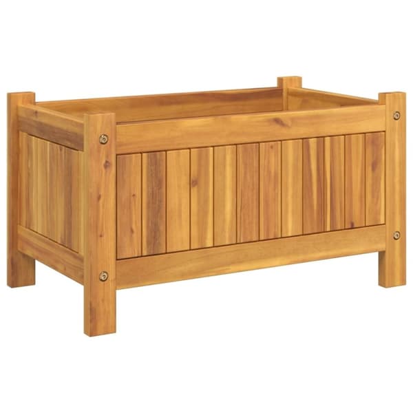 vidaXL plantekasse med for 54x31x30 cm massivt akacietræ