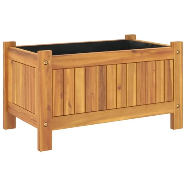 vidaXL plantekasse med for 54x31x30 cm massivt akacietræ