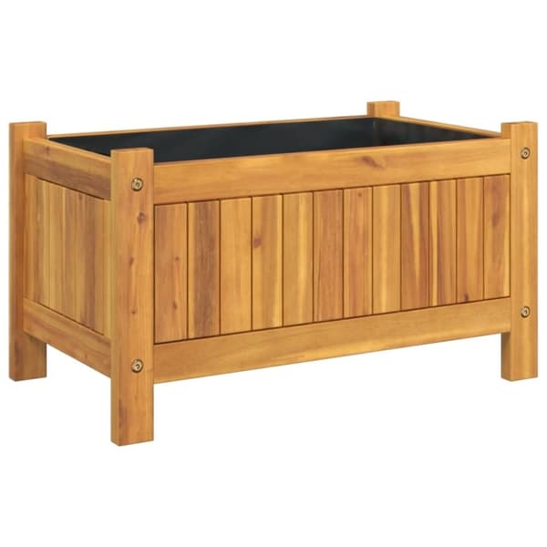 vidaXL plantekasse med for 54x31x30 cm massivt akacietræ