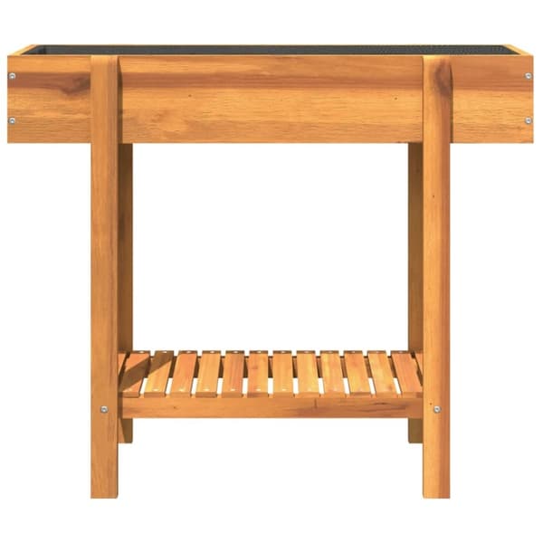 vidaXL Odlingslåda upphöjd 90x30x75 cm massivt akaciaträ
