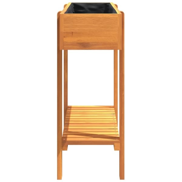 vidaXL Odlingslåda upphöjd 90x30x75 cm massivt akaciaträ