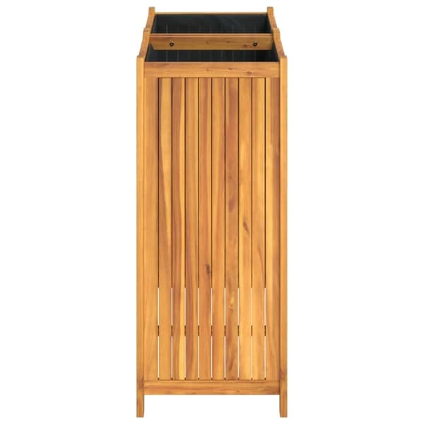 vidaXL Odlingslåda med foder 84x42x100 cm massivt akaciaträ