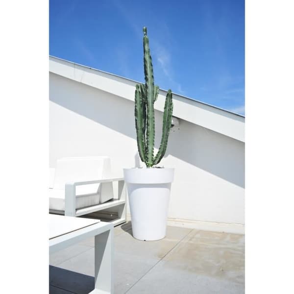RIVIERA Kruka Soleilla hög - 53 cm - Vit