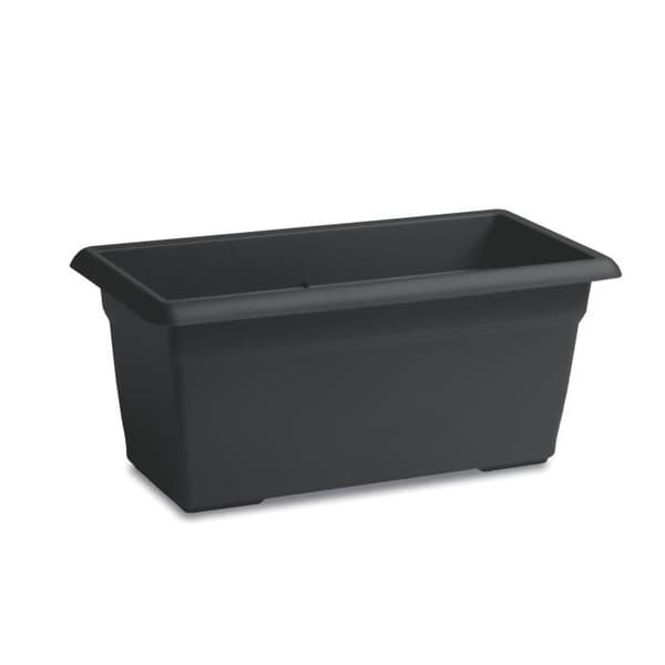 MEDITERRANEO rektangulär blomlåda - 110L - 100 cm - Plast - Antracit