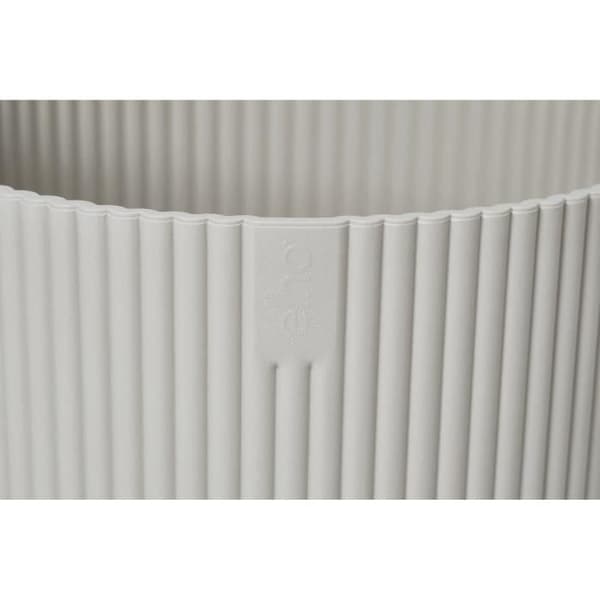 Elho VIBES Rund Blomkruka - Plast - Ø25xH 23,0 cm - Vit/Sidenvit