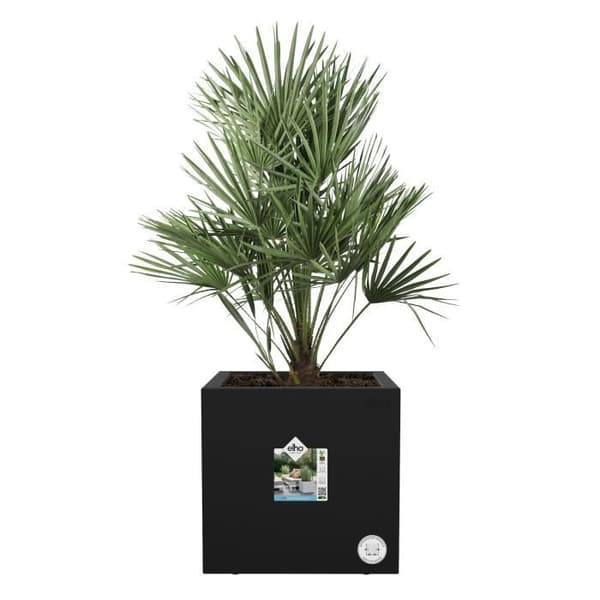 Elho Vivo Next Square 40 Blomlåda - Svart - Ø 39 x H 38 cm - interiör; exteriör - 100 % återvunnen