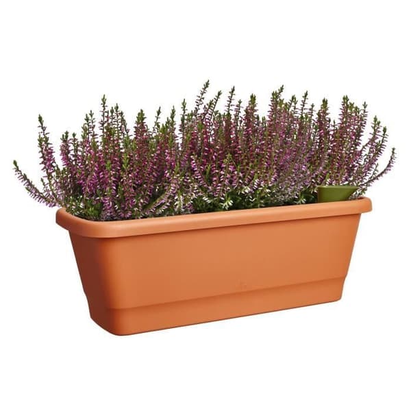 Elho Noa Balkong M - Brun - L 52 x B 20 x H 18 cm - Balkong; utomhus - 100 % återvunnet