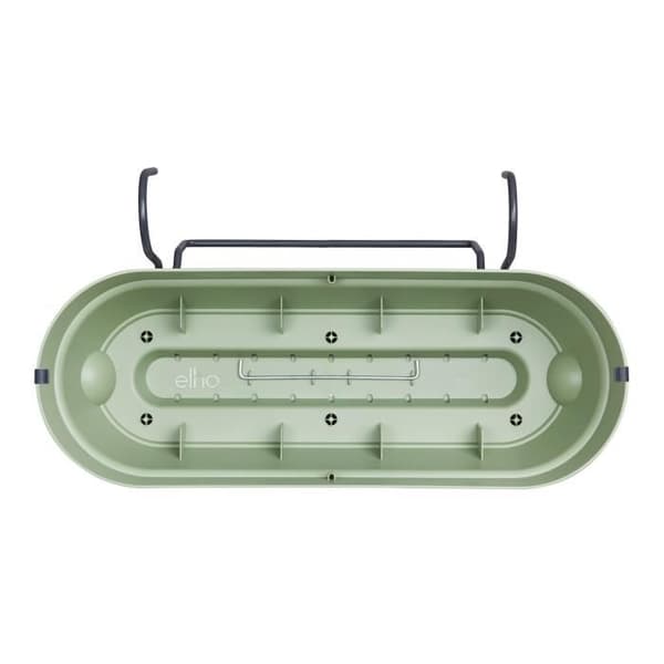 Elho Vibia Campana Balkong Allin1 50 - Grön - L 50 x B 26 x H 17 cm - Balkong - 100% återvunnen