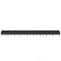 Miniatyrbillede 3 af 8: vidaXL plantekasse med spyd 362,5x42,5x28,5 cm PP sort