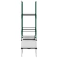 Miniatyrbillede 3 af 7: vidaXL plantekasse med espalier 80x40x142,5 cm PP hvid