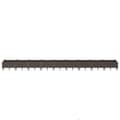 Miniatyrbillede 2 af 8: vidaXL plantekasse med spyd 362,5x42,5x28,5 cm PP brun