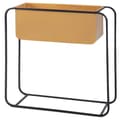 Miniatyrbillede 1 af 7: Rootz Modern Design Rektangulær Plantepotte - Sort & Guld Plantekasse - Elegant og funktionel indendørs planteholder - 60 cm x 60 cm x 24 cm - Håndlav