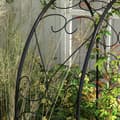Pikkukuva 6 / 6: Rootz Garden -ruusukaari - Vintage Design - Neljä U-muotoista maaperää - Koristetut kukat ja ilmapallot - Jauhemaalattu teräs - Musta - 125L x 37W x 2