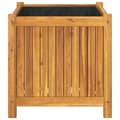 Miniatyrbilde 3 av 9: vidaXL Plantekasse med foring 50x50x50 cm helte akasie