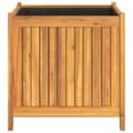 Miniatyrbilde 5 av 9: vidaXL Plantekasse med foring 50x50x50 cm helte akasie