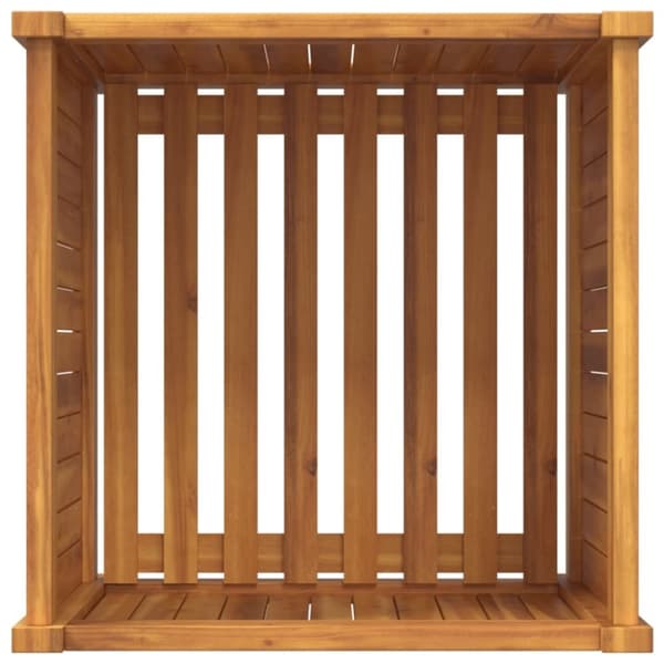 vidaXL Plantekasse med foring 50x50x50 cm helte akasie