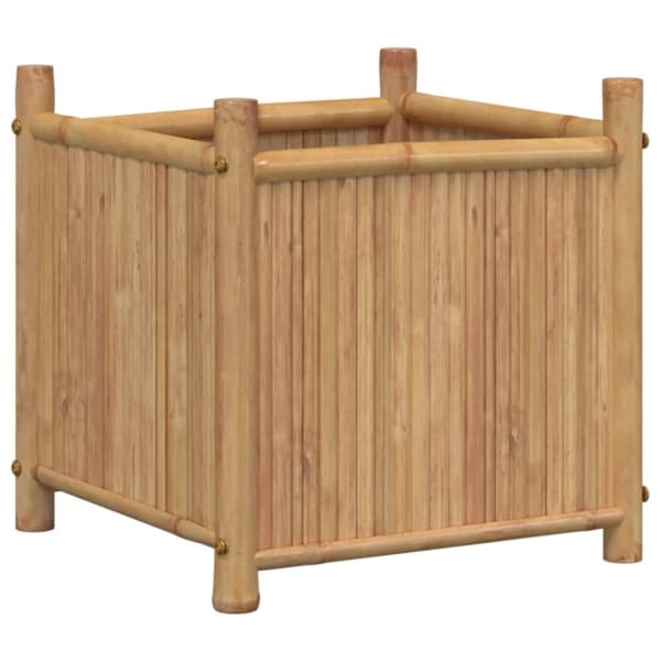 vidaXL Plantekasse 40x40x40 cm bambus