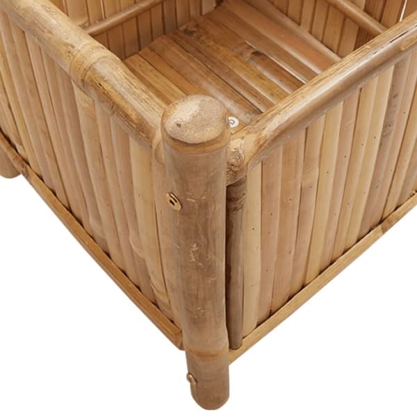 vidaXL Plantekasse 40x40x40 cm bambus