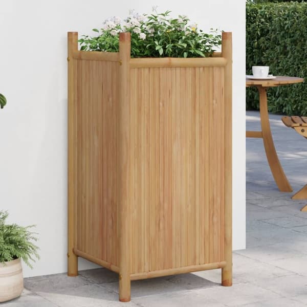 vidaXL plantekasse 40x40x80 cm bambus