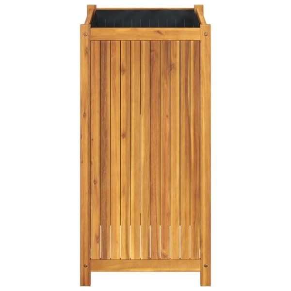 vidaXL Plantekasse med foring 50x50x100 cm helte akasie
