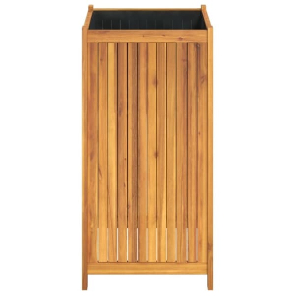 vidaXL Plantekasse med foring 50x50x100 cm helte akasie