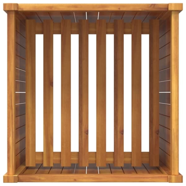 vidaXL Plantekasse med foring 50x50x100 cm helte akasie