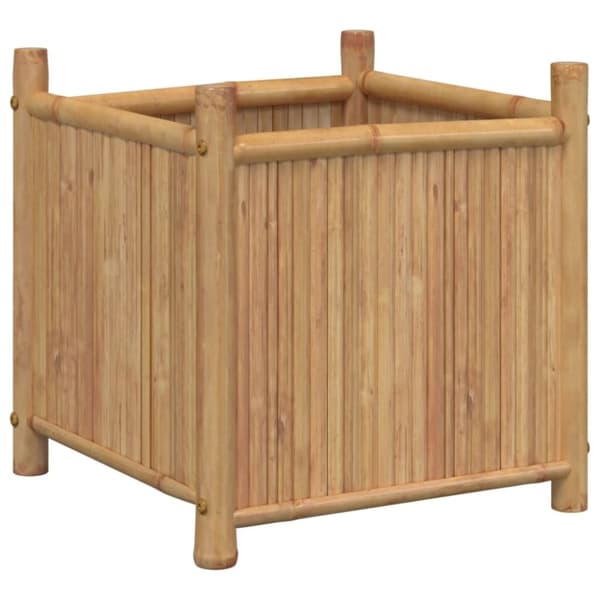 vidaXL Plantekasse 50x50x50 cm bambus