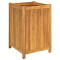Miniatyrbilde 4 av 9: vidaXL Plantekasse med foring 50x50x75 cm helte akasie