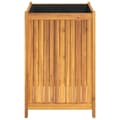 Miniatyrbilde 5 av 9: vidaXL Plantekasse med foring 50x50x75 cm helte akasie