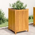 Miniatyrbilde 9 av 9: vidaXL Plantekasse med foring 50x50x75 cm helte akasie