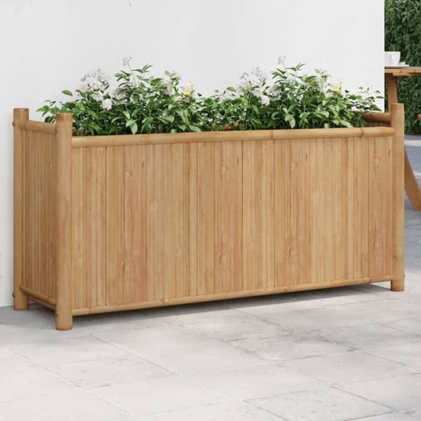 vidaXL Plantekasse 100x30x50 cm bambus