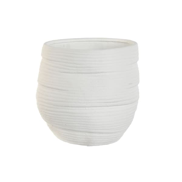 Kruka Home ESPRIT Vit Keramik 29 x 29 x 27 cm
