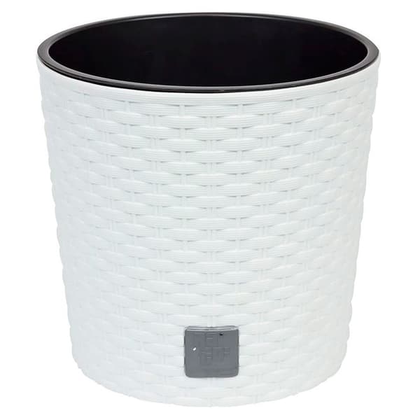 Prosperplast Rund Urtepotte 37.65l Rato 40x40x37.5 Cm Hvid