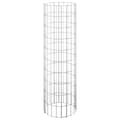 Miniatyrbillede 4 af 8: vidaXL rundt gabion-havebede 3 stk. Ø30x100 cm galvaniseret stål -  Plantekrukker